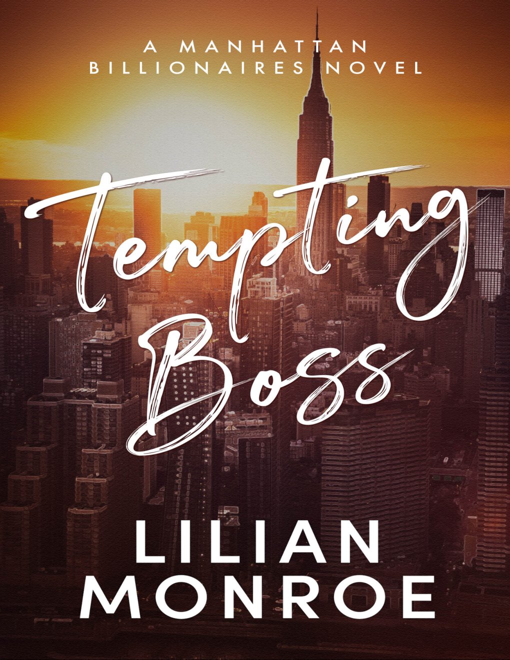 Cover of Tempting Boss: A Surprise Baby Billionaire Boss Romance (Manhattan Billionaires Book 8)