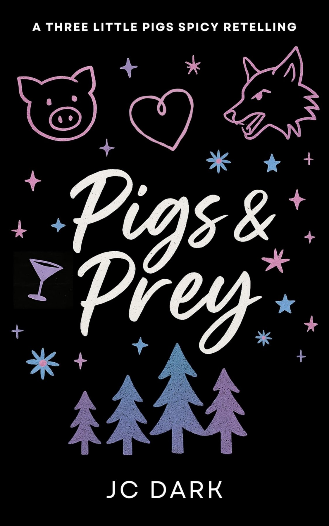 Cover of Pigs & Prey: A Reverse Harem Shifter Retelling (Feral Fairy Tales Book 1)