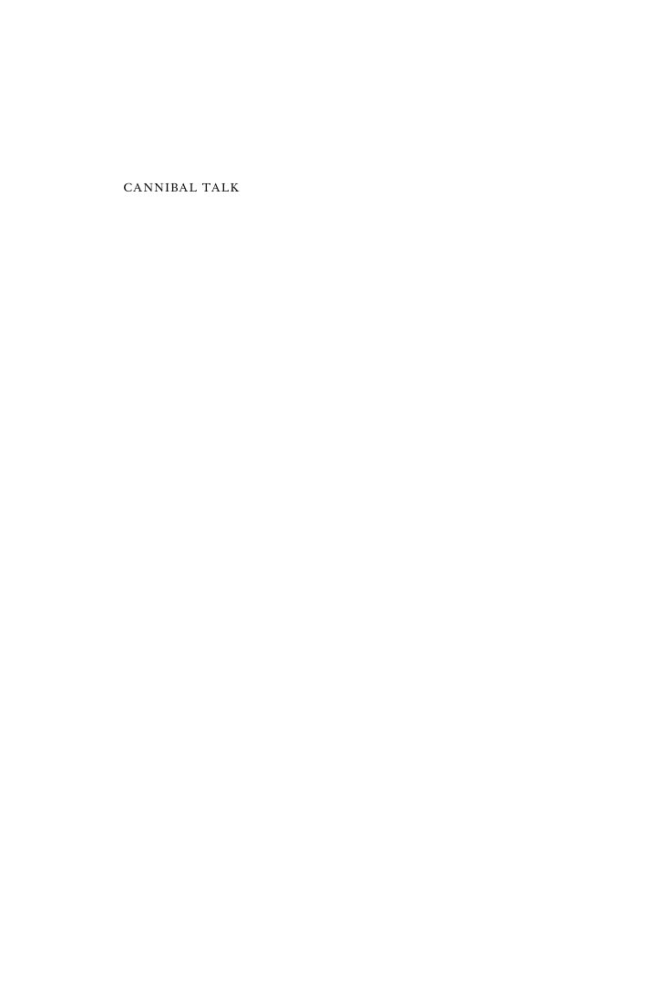 Cover of CANNIBAL TALK