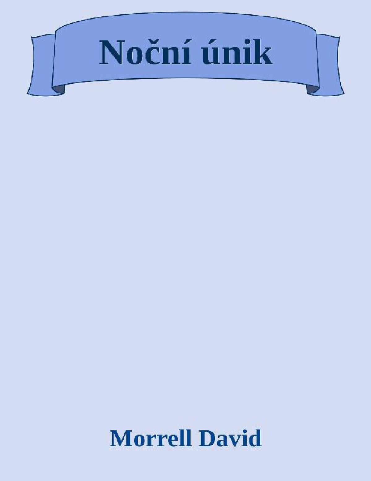 Cover of Noční únik (2001)