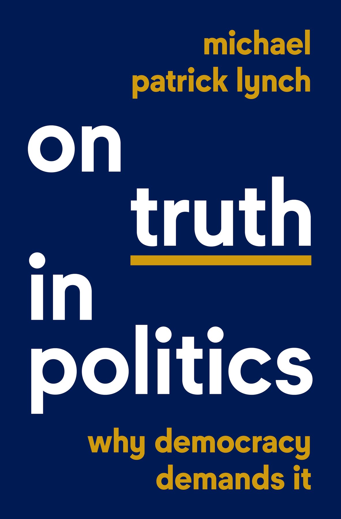 Cover of On Truth in Politics