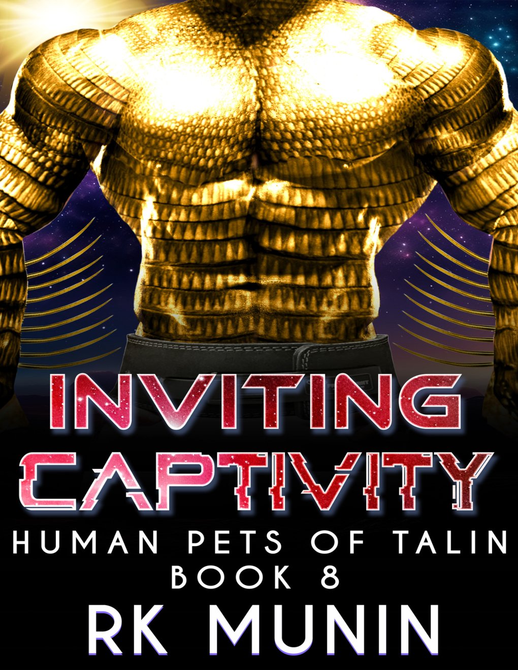 Cover of Inviting Captivity: Warrior Alien, MF, Sci-fi Romance (Human Pets of Talin Book 8)