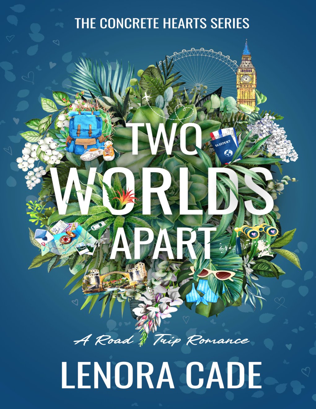 Cover of Two Worlds Apart (Concrete Hearts Book 1)