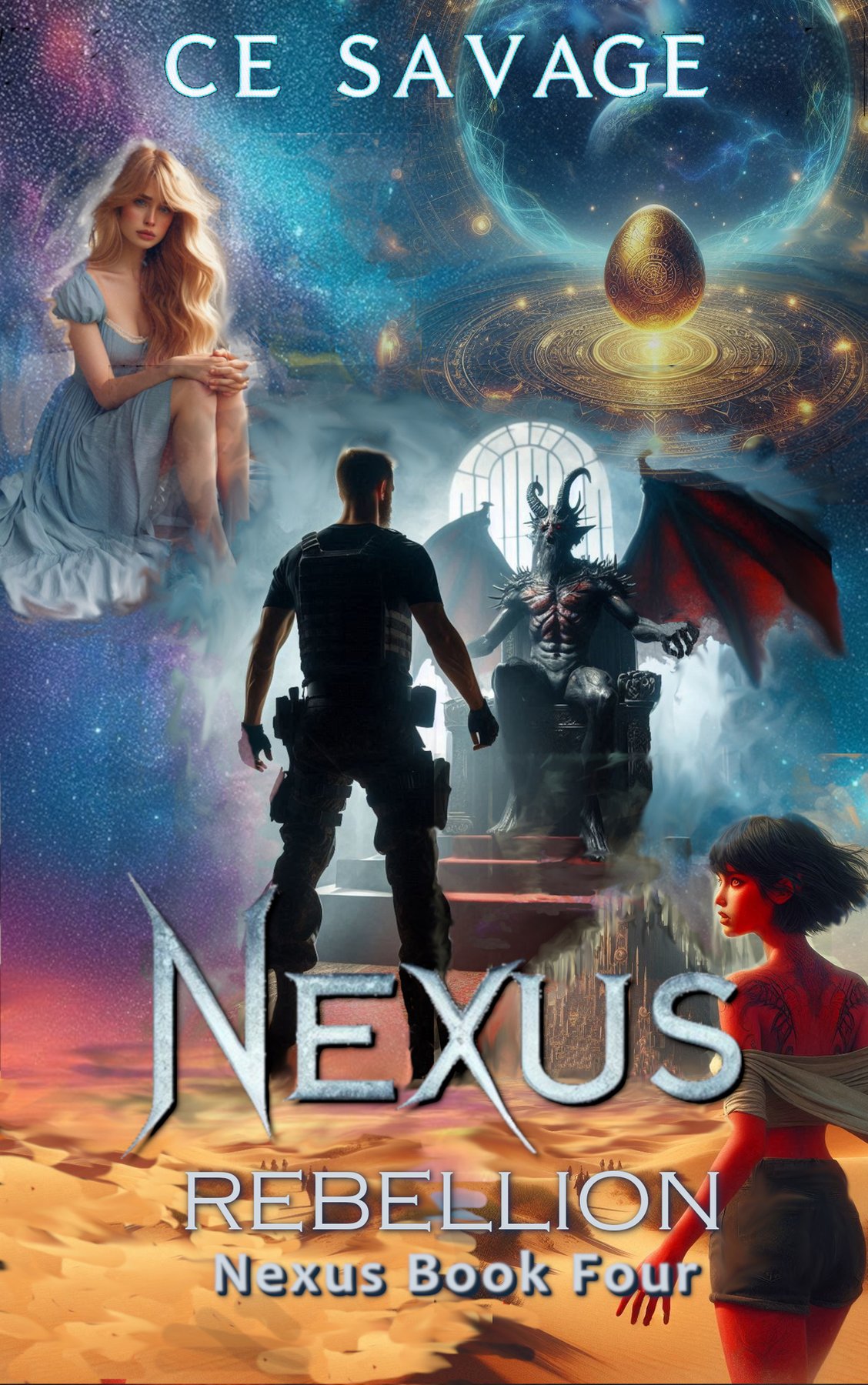 Cover of Nexus Rebellion: Book Four of a Contemporary Urban Fantasy Thriller (The Nexus Universe 4)