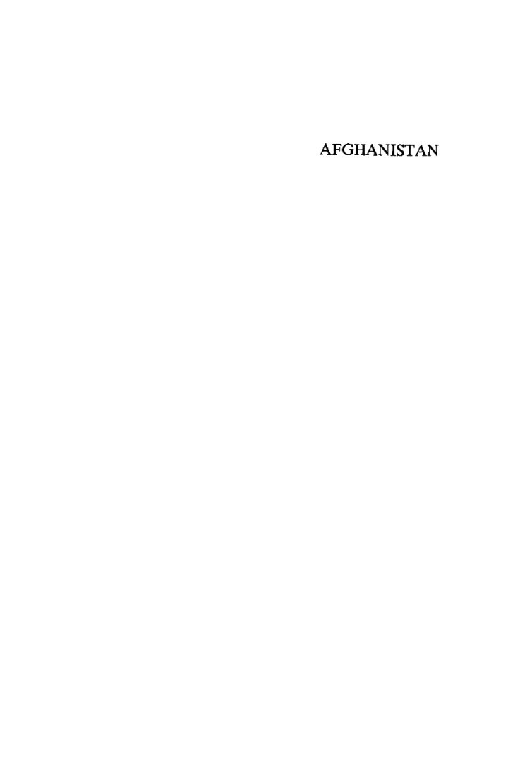 Cover of AFGHANISTAN