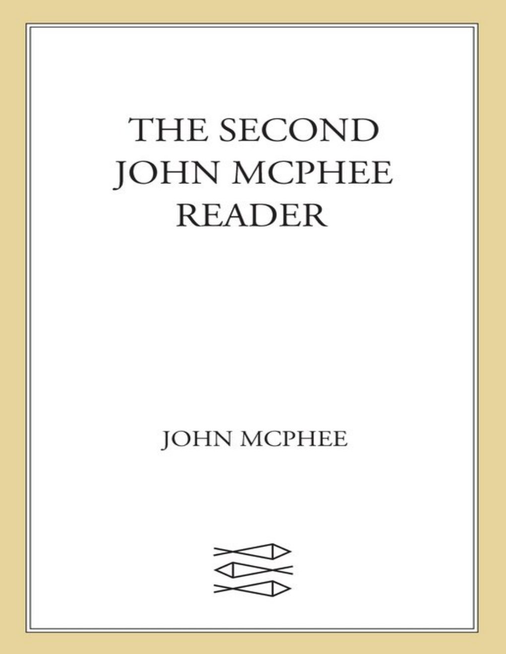 Cover of The Second John McPhee Reader