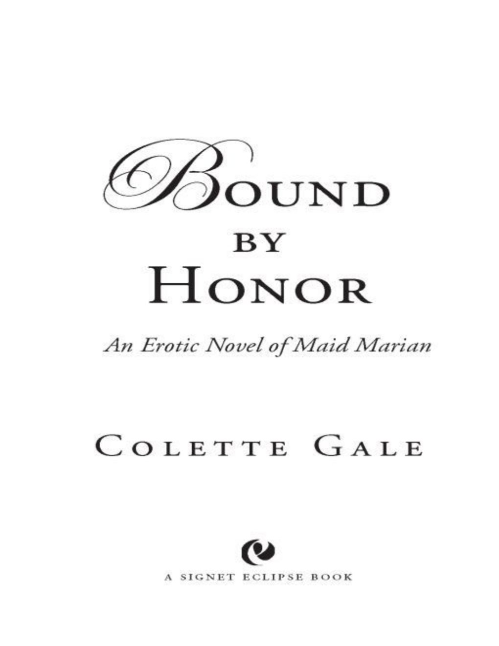 Cover of Bound By Honor