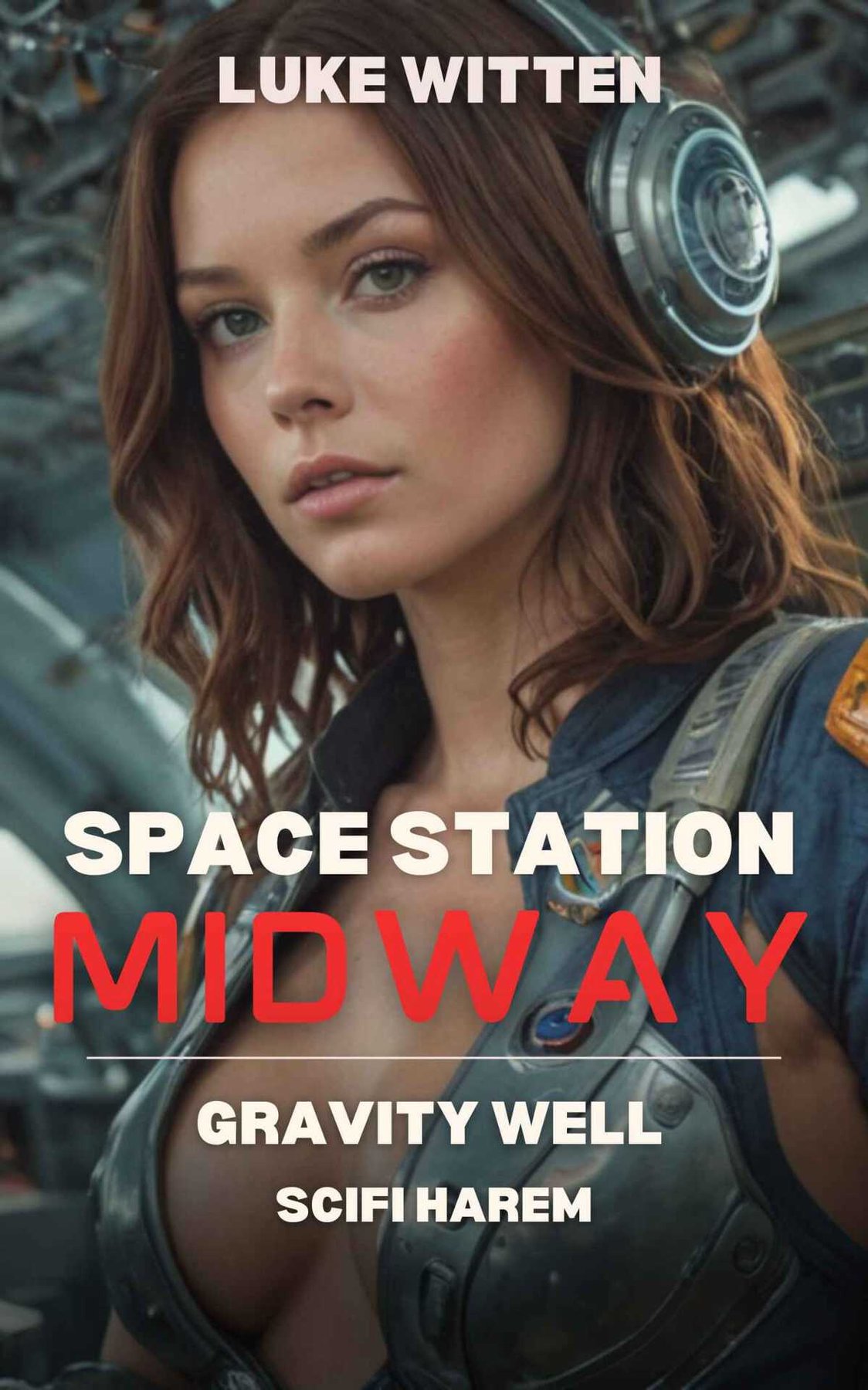 Cover of Space Station Midway- Gravity Well- A Military Sci-Fi Harem Adventure Series (2025)
