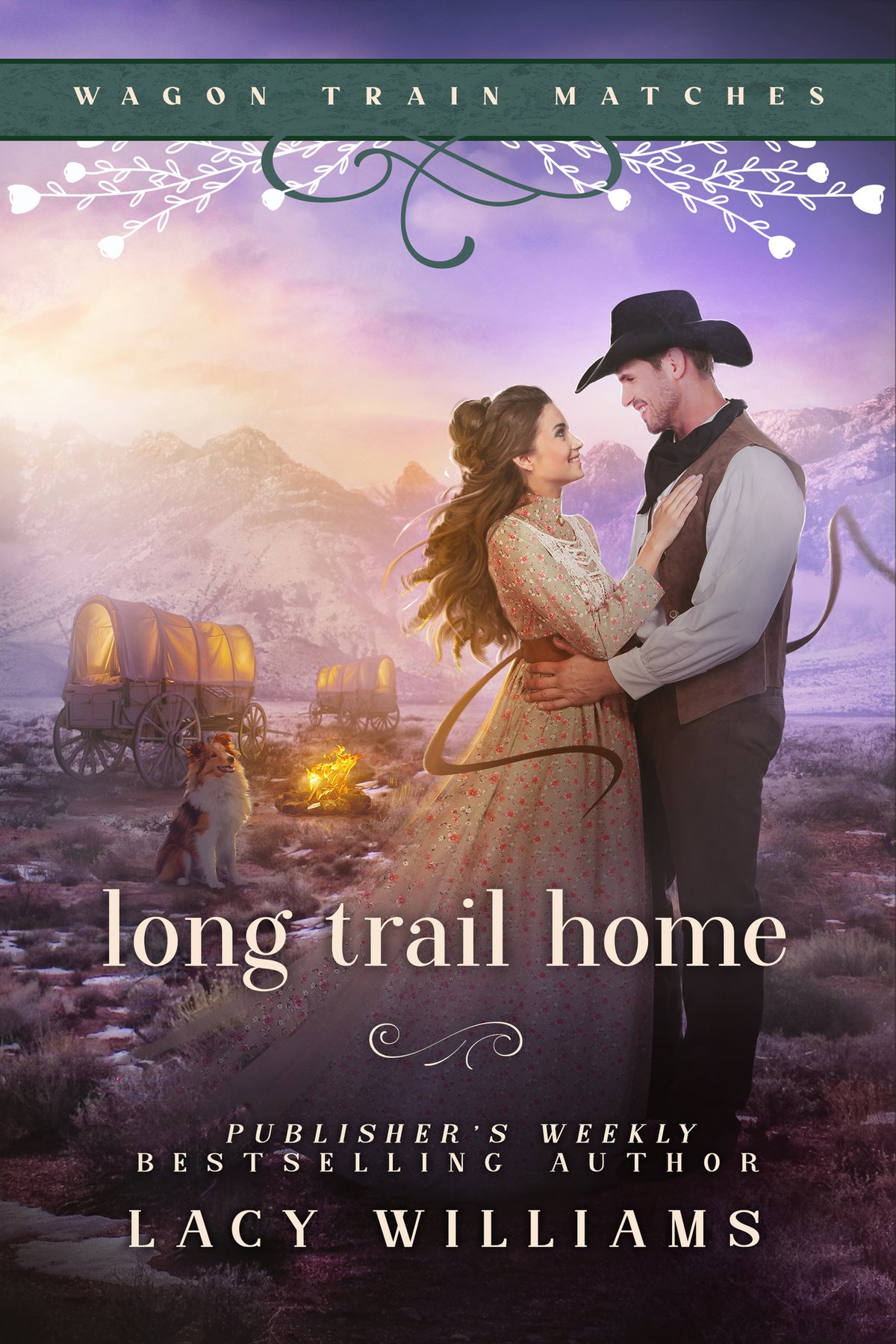 Cover of Long Trail Home (Wagon Train Matches Book 9)