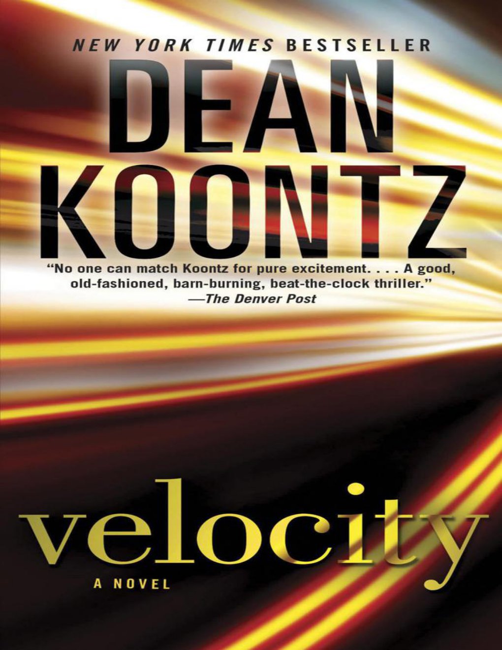 Cover of Velocity: A Novel