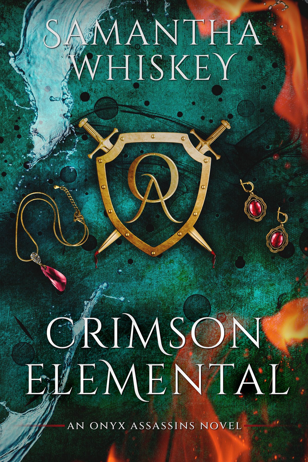 Cover of Crimson Elemental (Onyx Assassins Book 9)