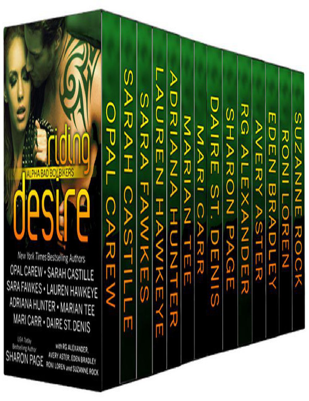 Cover of Riding Desire: Alpha Bad Boy Biker Boxed Set