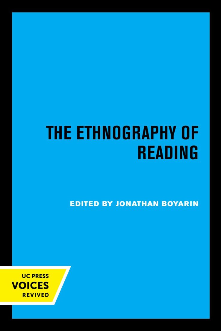 Cover of The Ethnography of Reading (1886)