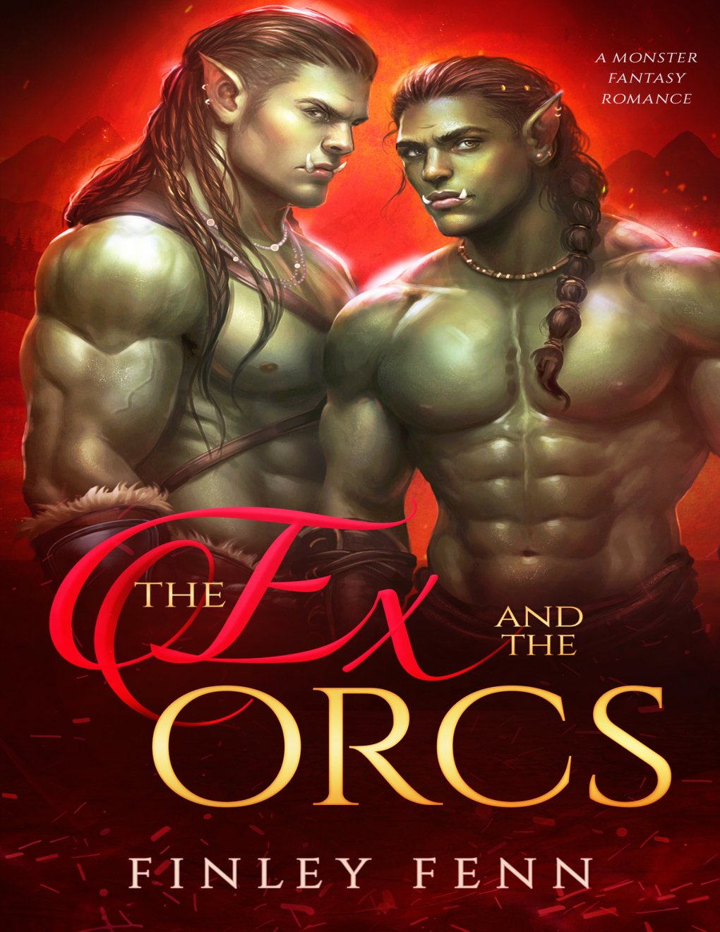 Cover of The Ex and the Orcs: A Monster Fantasy Romance