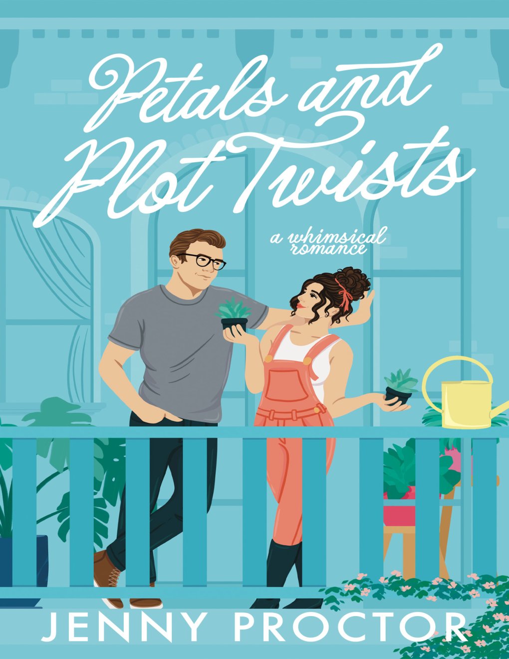 Cover of Petals and Plot Twists: a whimsical romance