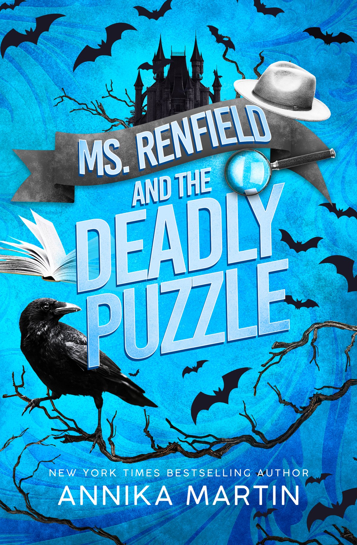 Cover of Ms. Renfield and the Deadly Puzzle- A small-town paranormal mystery (2026)