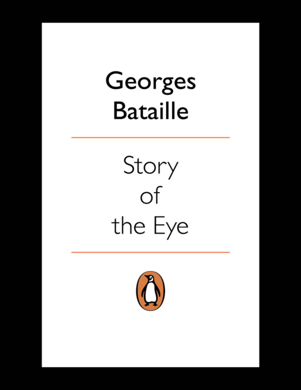 Cover of Story of the Eye