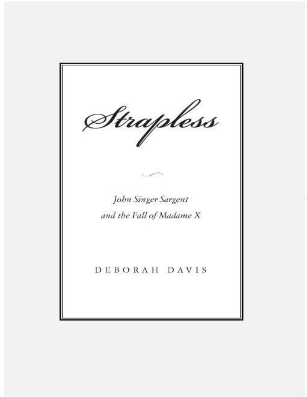 Cover of Strapless