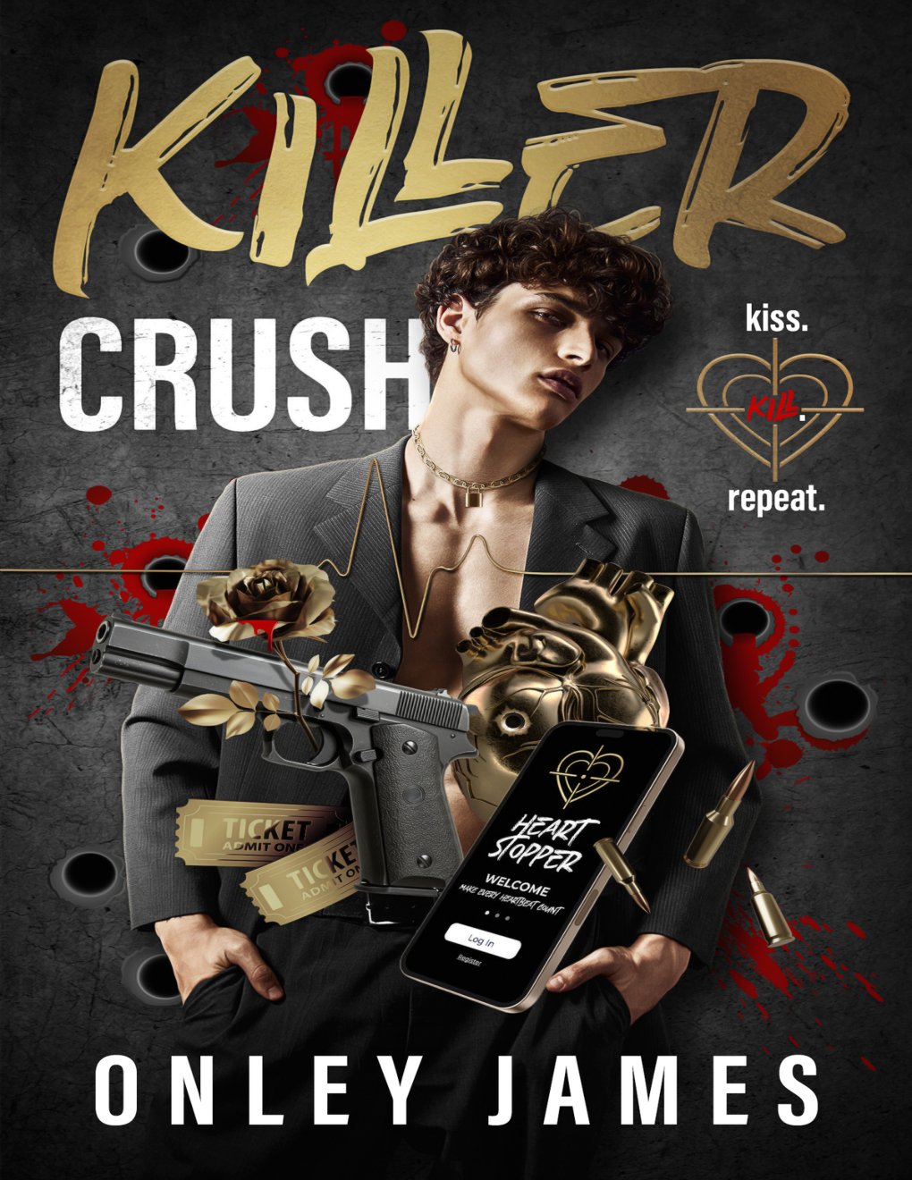 Cover of Killer Crush (Kiss. Kill. Repeat. Book 1)