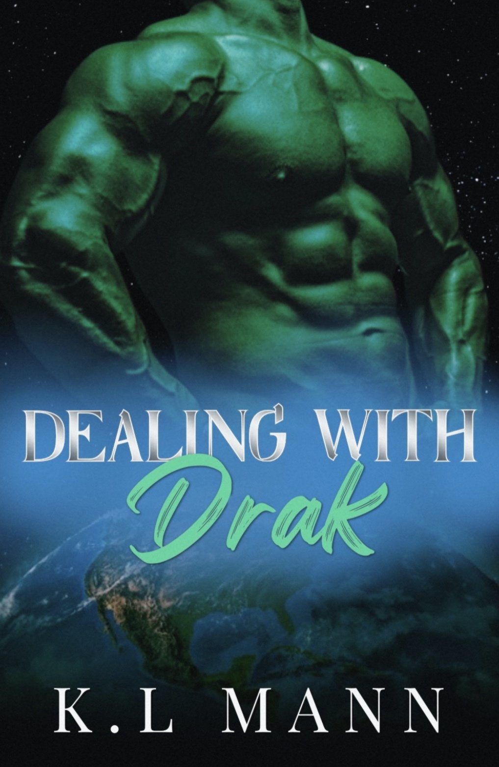 Cover of Dealing With Drak: A Sci-Fi Alien Romance (Aprixian Aliens Book 2)