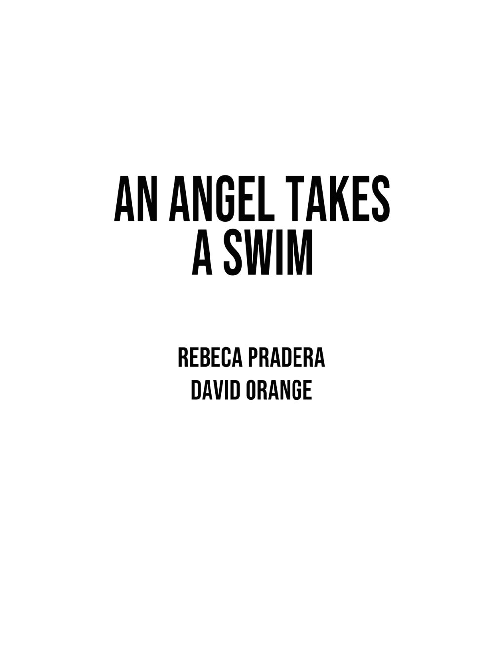 Cover of An Angel Takes a Swim