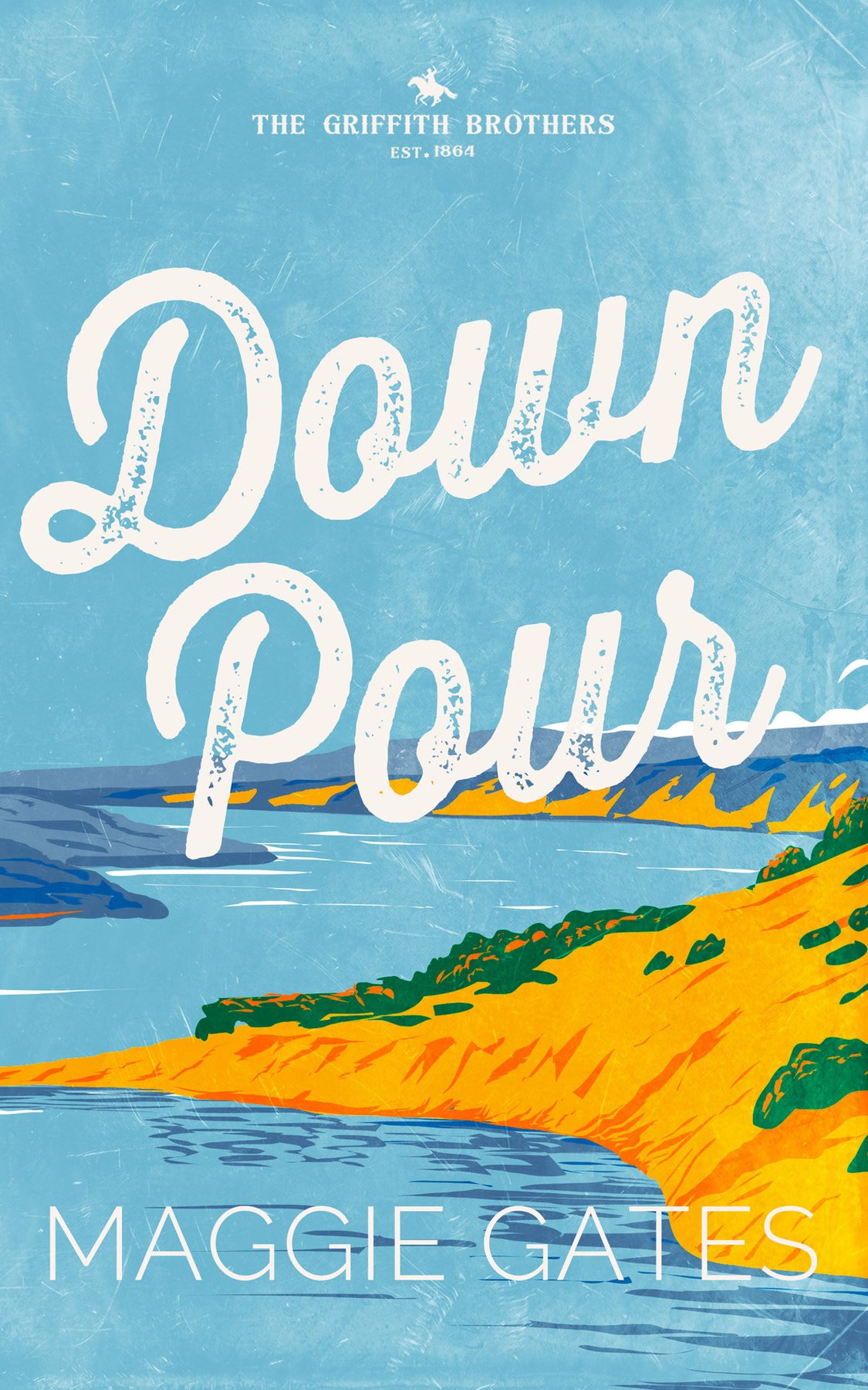Cover of Downpour: A Grumpy Sunshine Romance