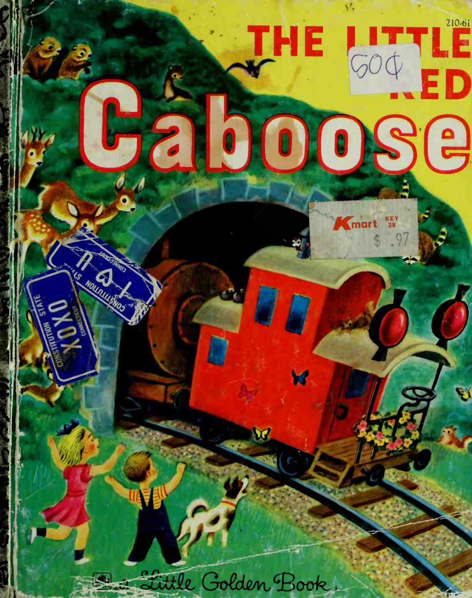 Cover of The little red caboose