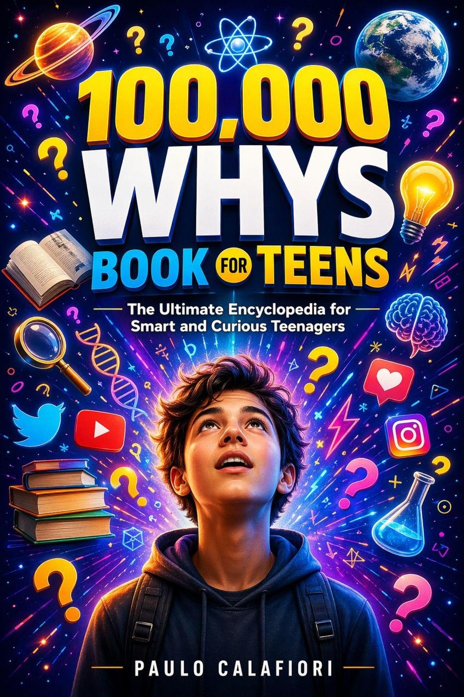 Cover of 100,000 Whys Book for Teens