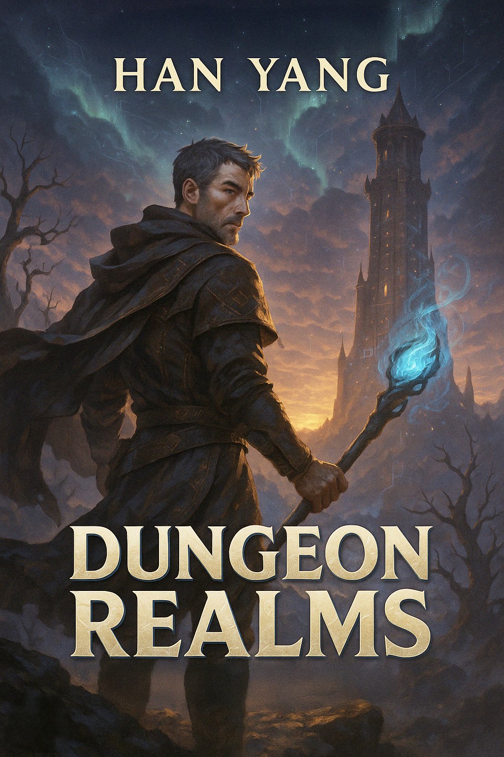 Cover of Dungeon Realms: A LitRPG Fantasy