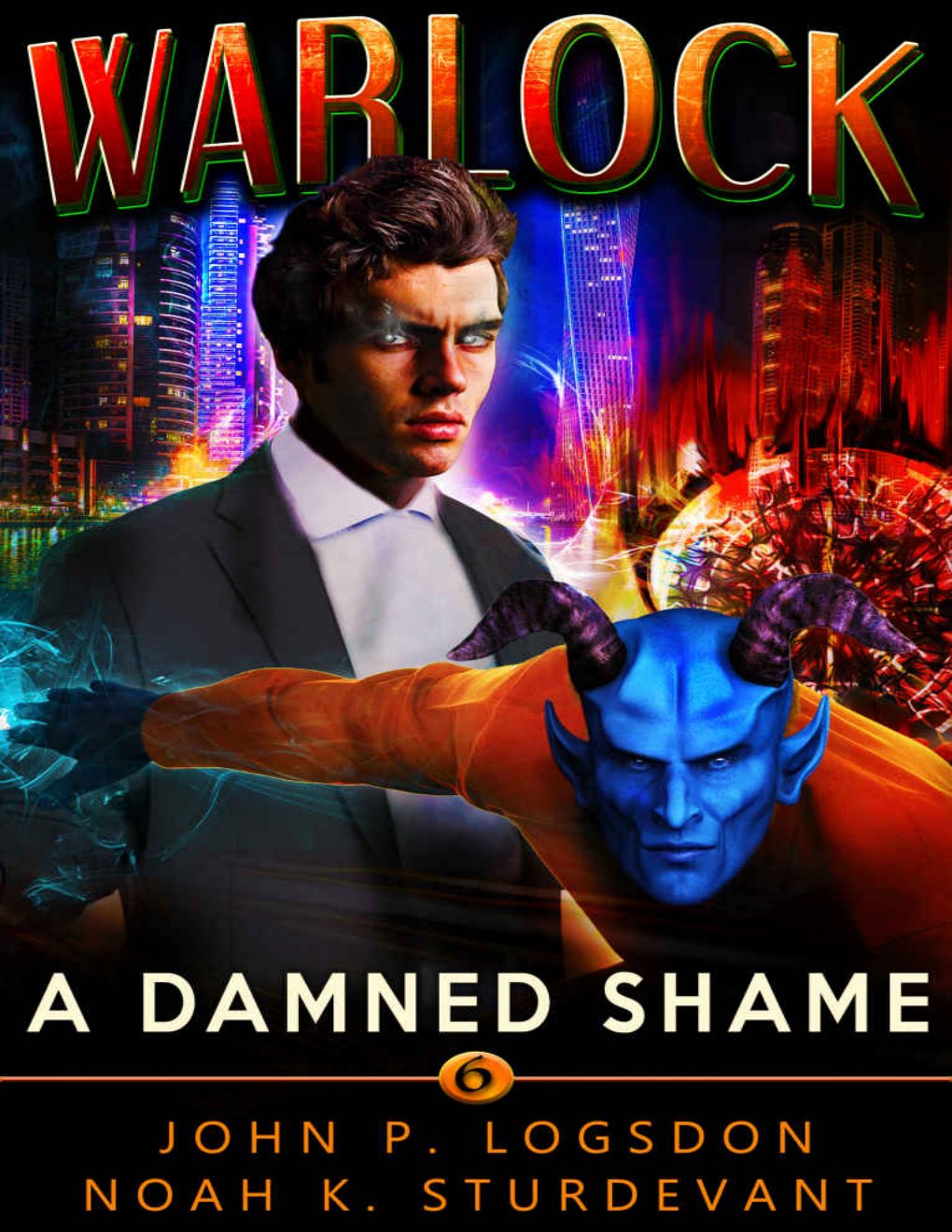 Cover of Warlock- A Damned Shame (Southeast Asia Paranormal Police D