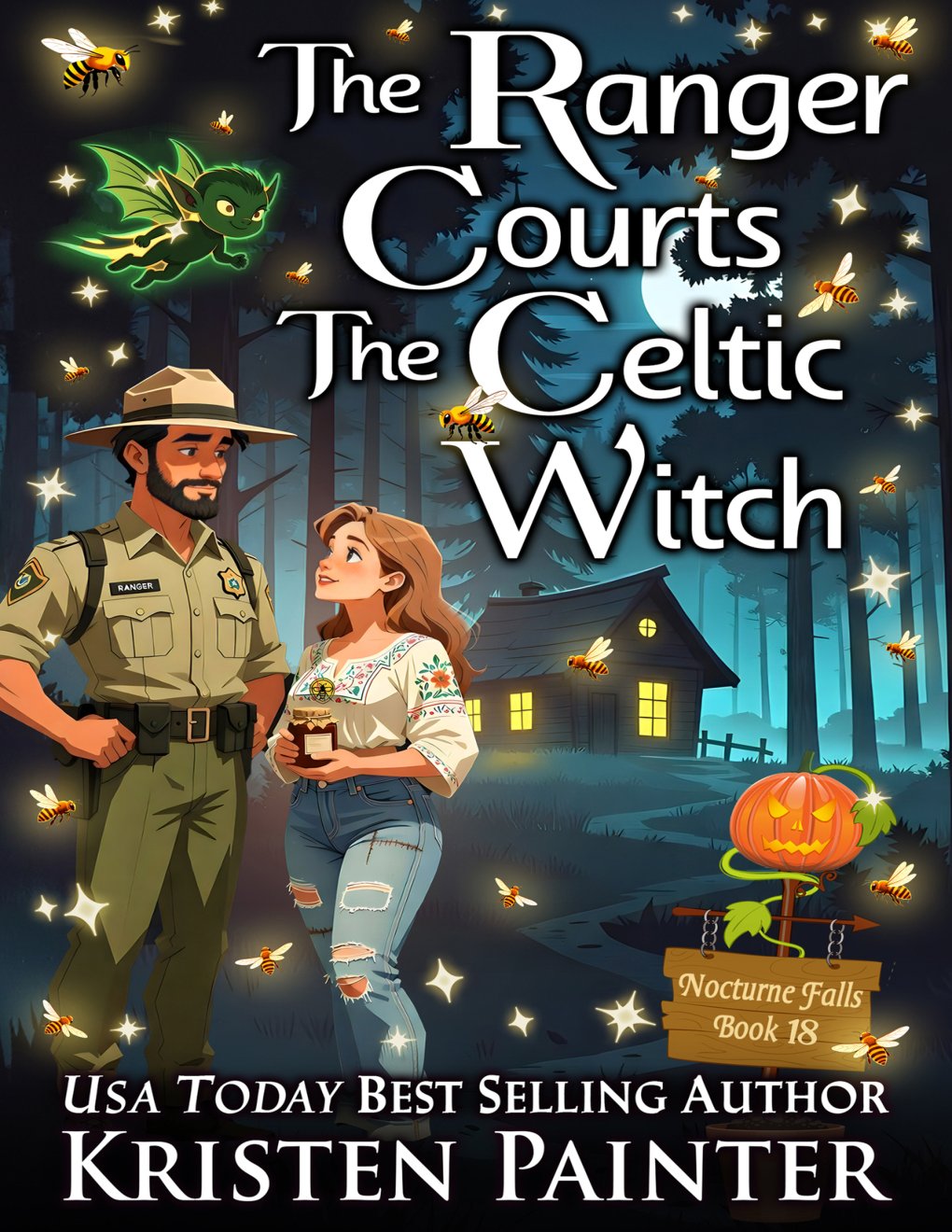 Cover of The Ranger Courts the Celtic Witch: A Light, Funny Paranormal Romance (Nocturne Falls Book 18)
