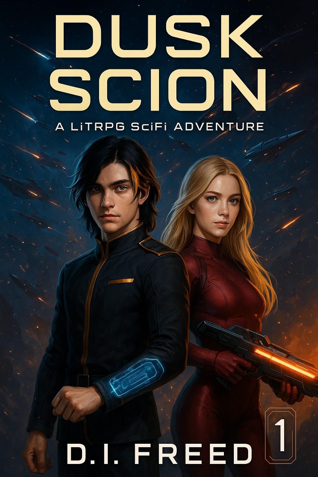 Cover of Dusk Scion, Book 1: A LitRPG Sci-Fi Adventure