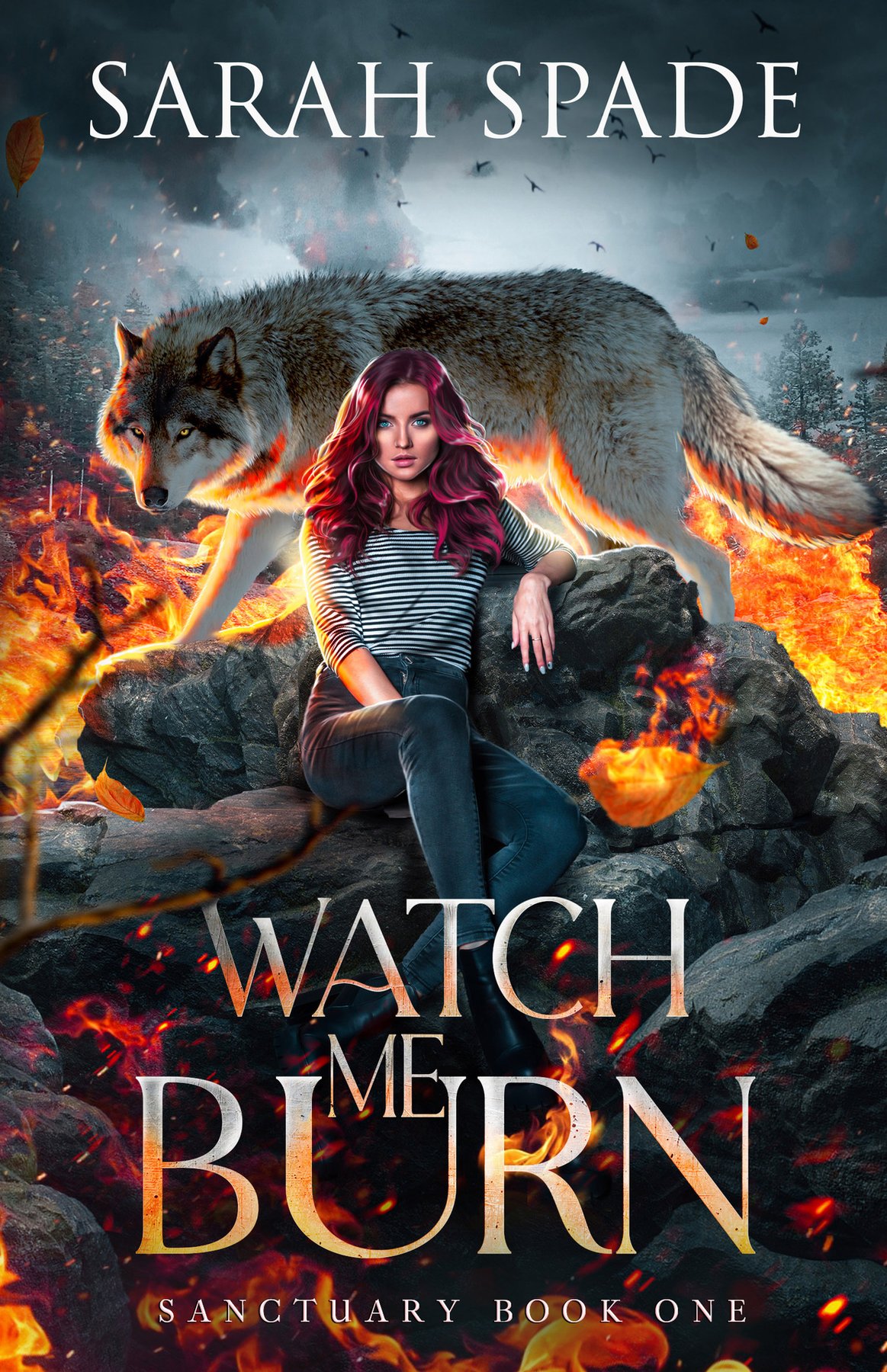 Cover of Watch Me Burn (Sanctuary Book 1)