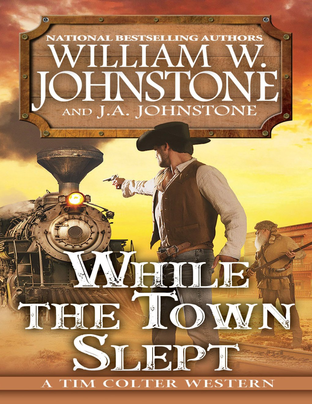 Cover of While the Town Slept