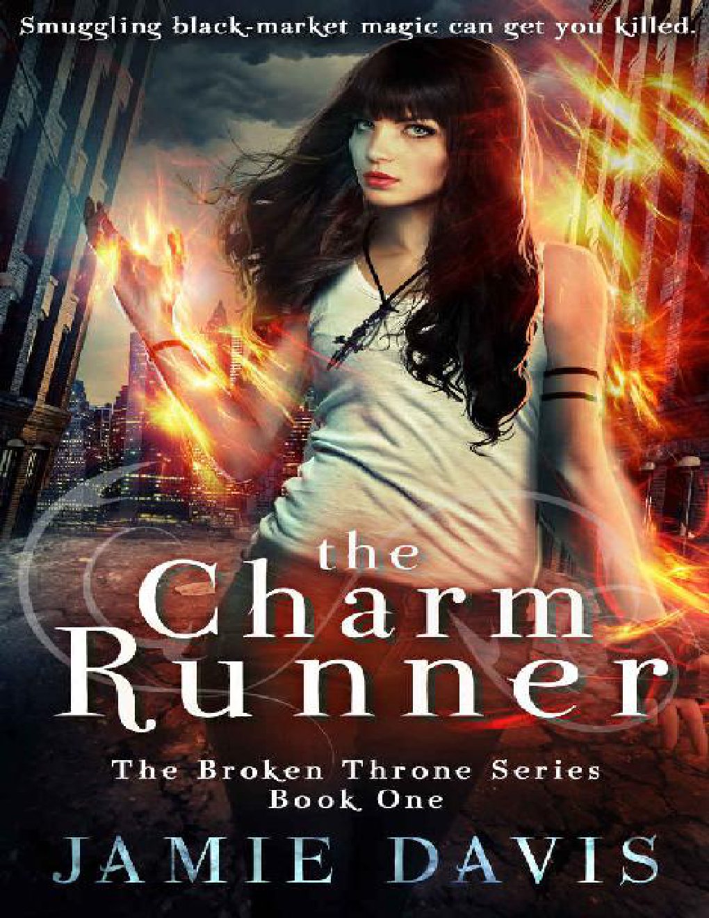 Cover of The Charm Runner (Broken Throne Book 1)