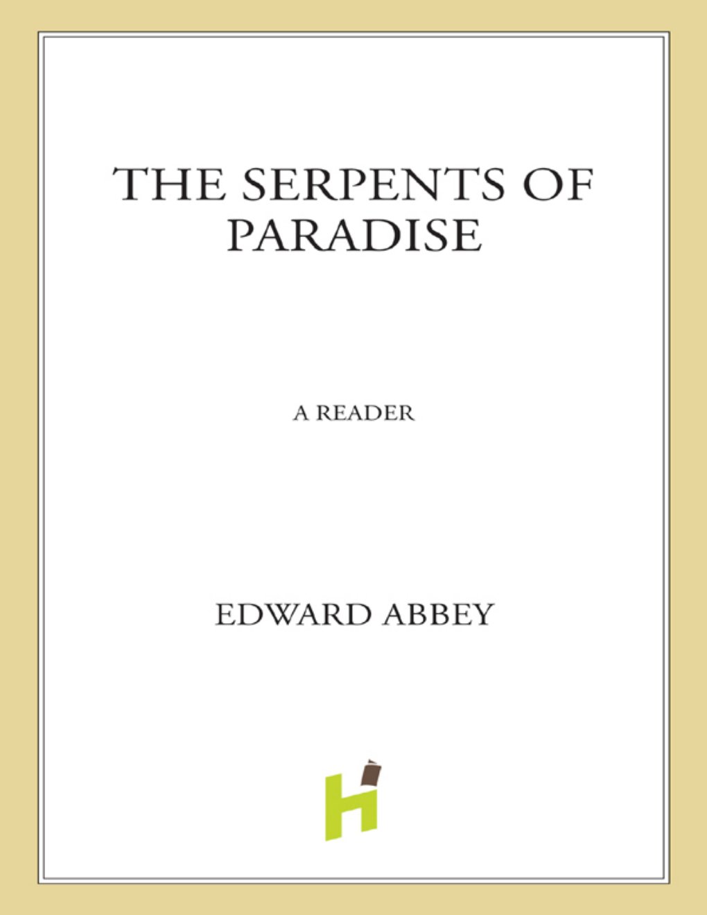 Cover of The Serpents of Paradise