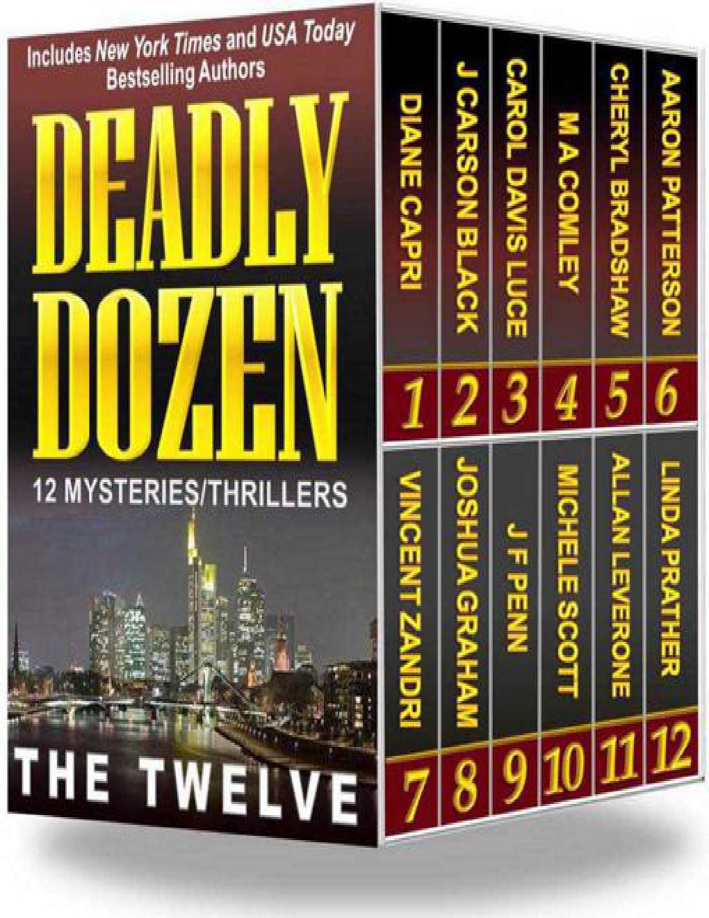 Cover of Deadly Dozen: 12 Mysteries/Thrillers