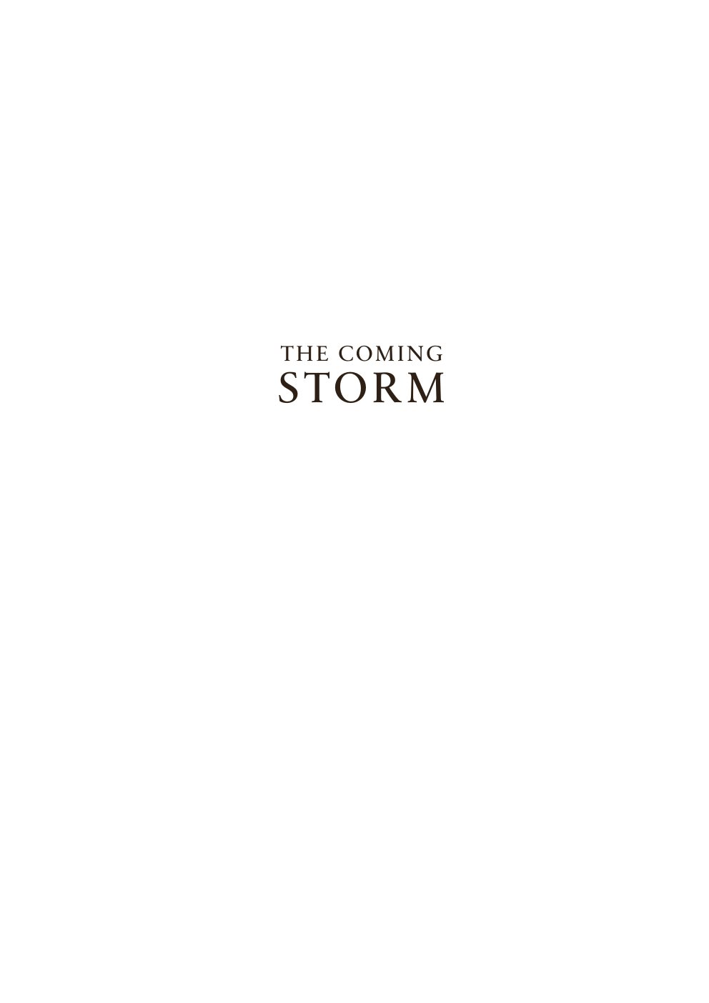 Cover of 00i_374_The_Coming_Storm.indd