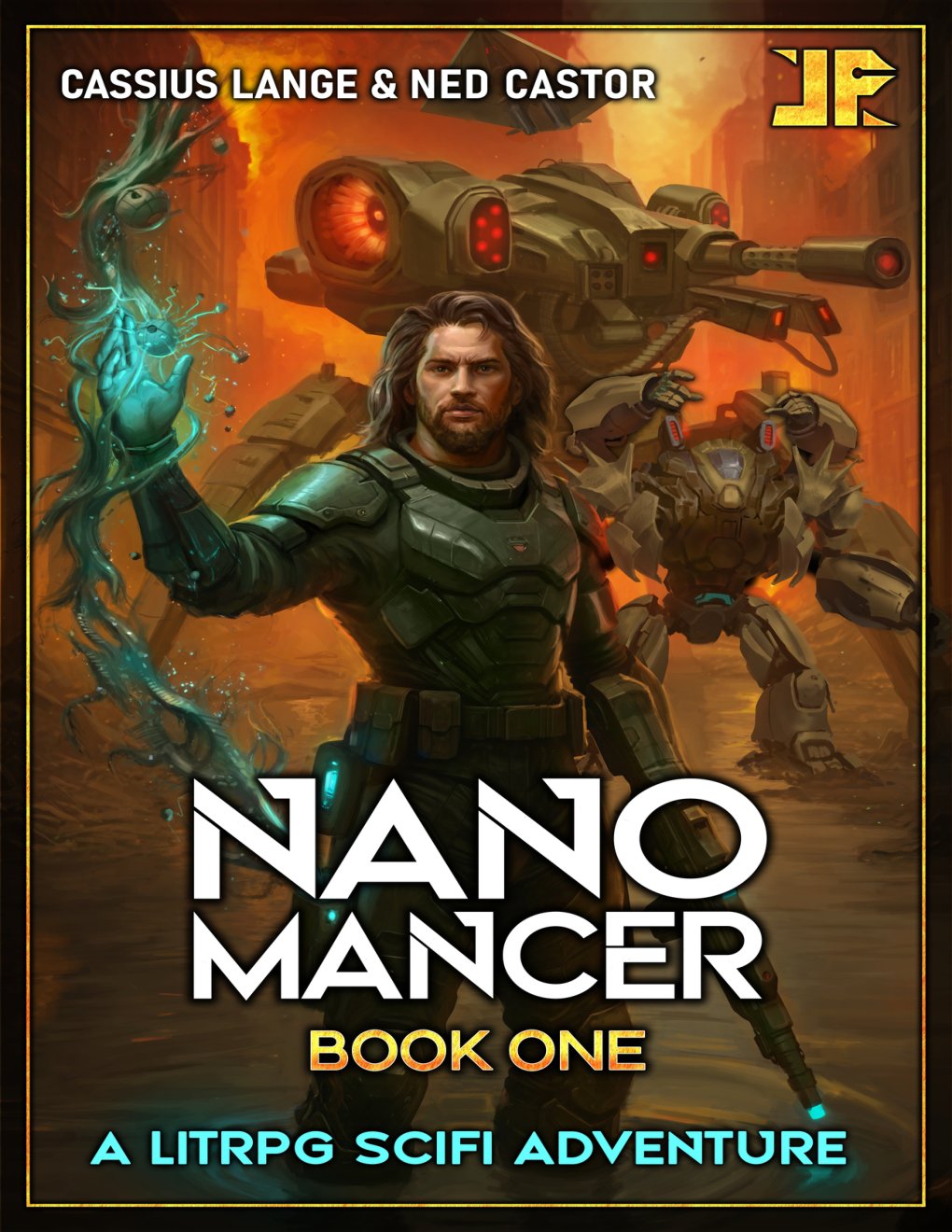 Cover of Nanomancer: Book 1 (A LitRPG Sci-Fantasy Action Adventure)