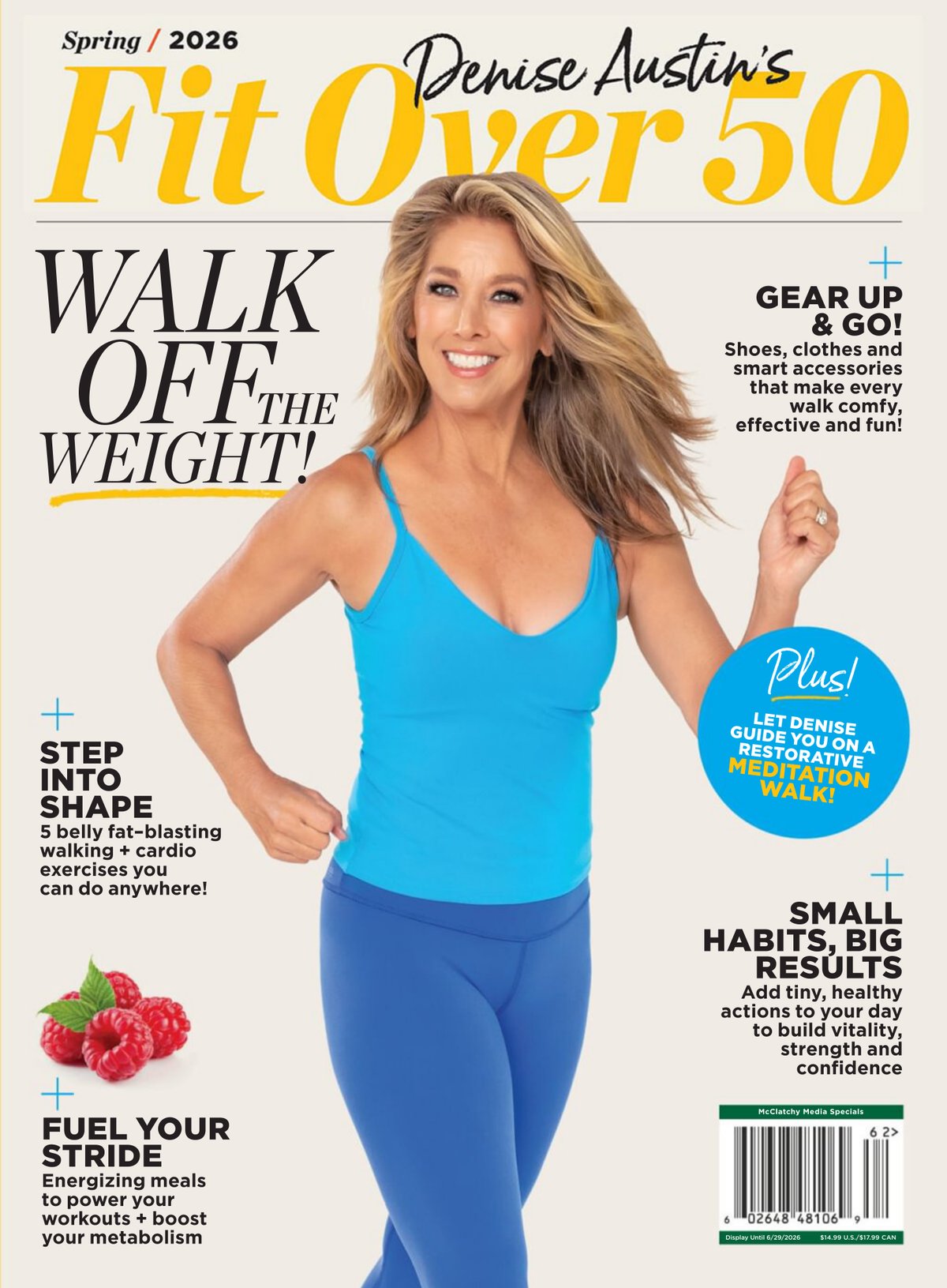 Cover of Denise Austins Fit Over 50 Spring 2026