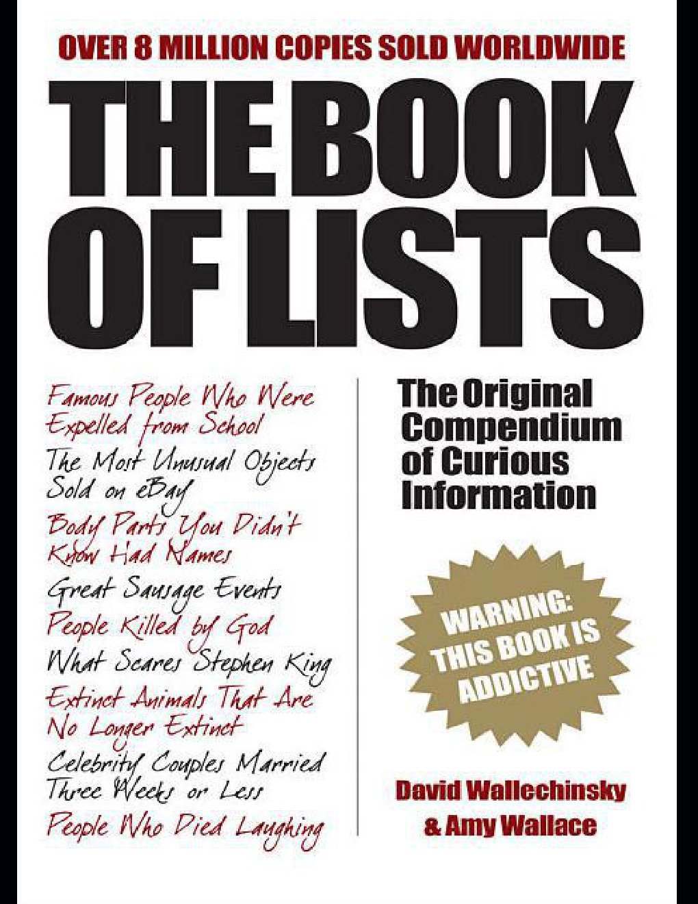 Cover of The Book of Lists