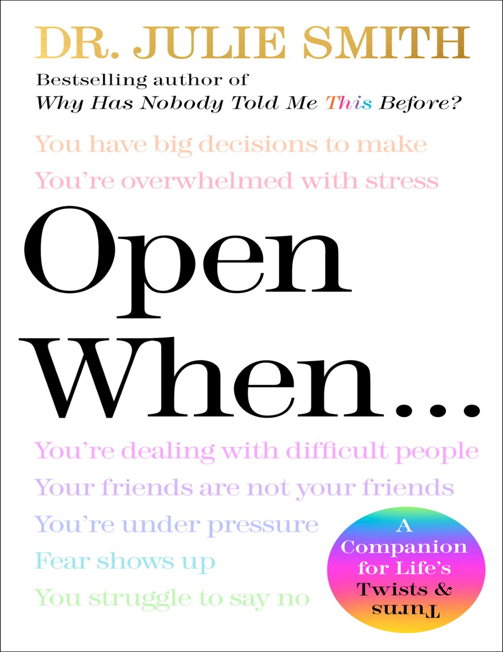 Cover of Open When (2000)