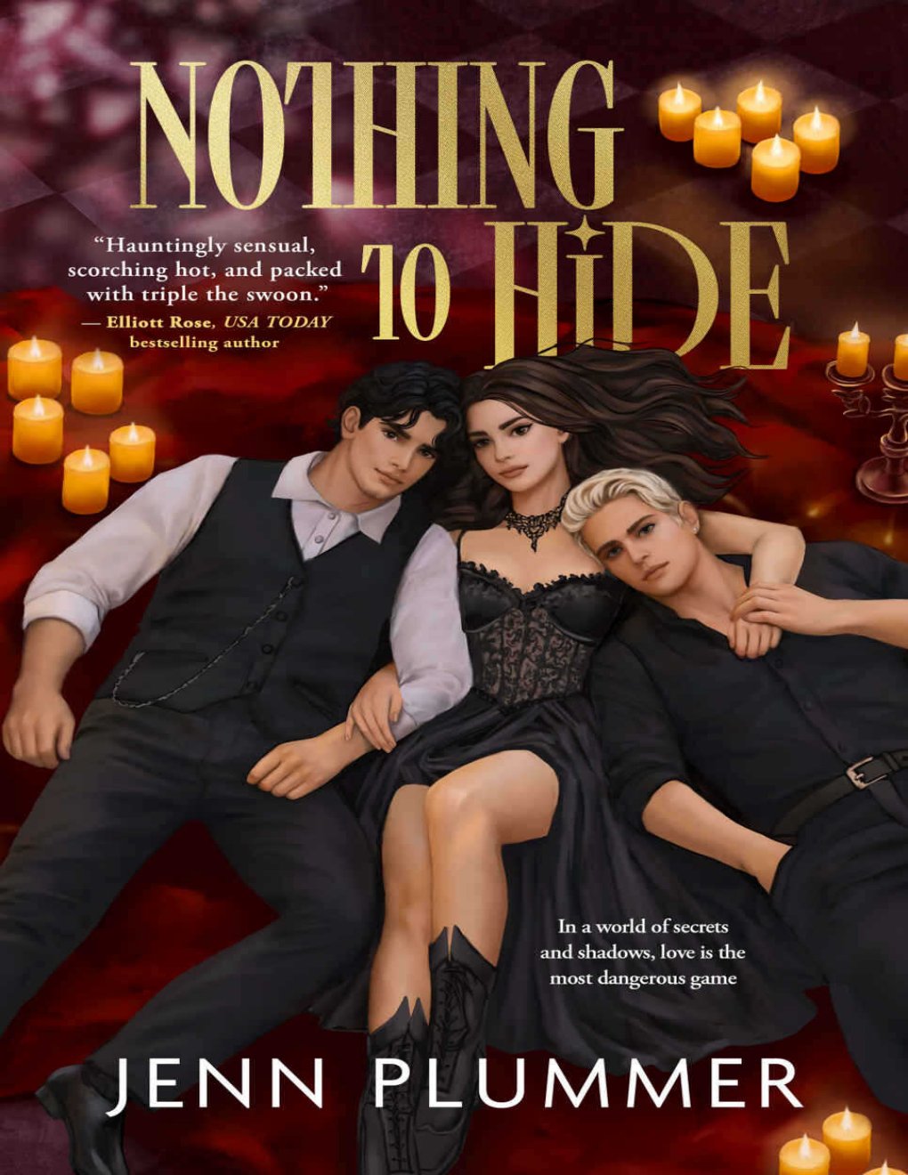 Cover of Nothing to Hide: A Dark Academia MMF Romance (Wicked Games)
