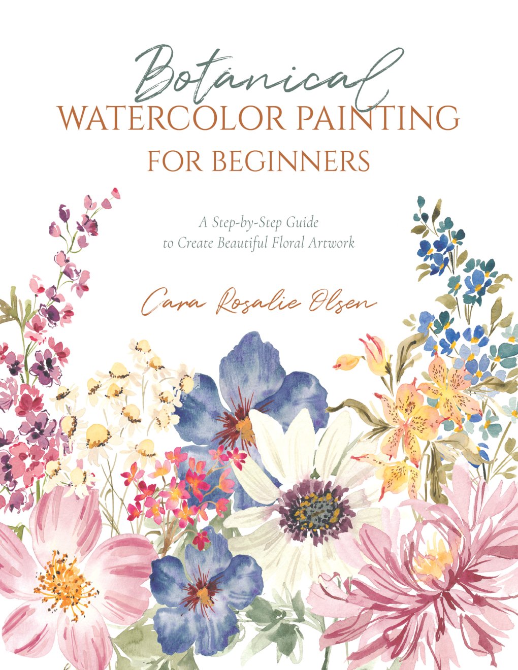 Cover of Botanical Watercolor Painting for Beginners