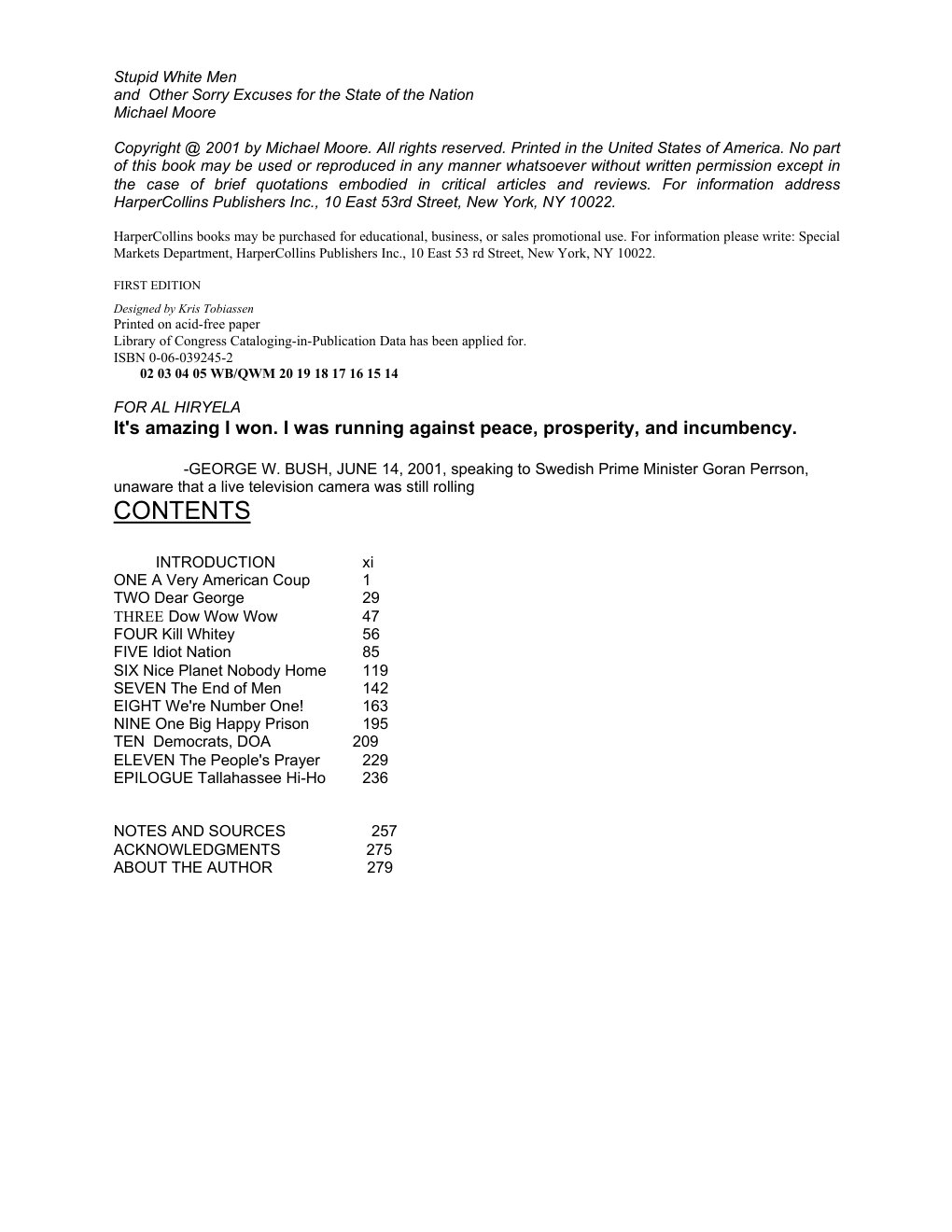 Cover of CONTENTS