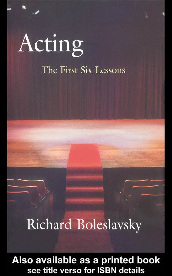 Cover of Acting: The First Six Lessons