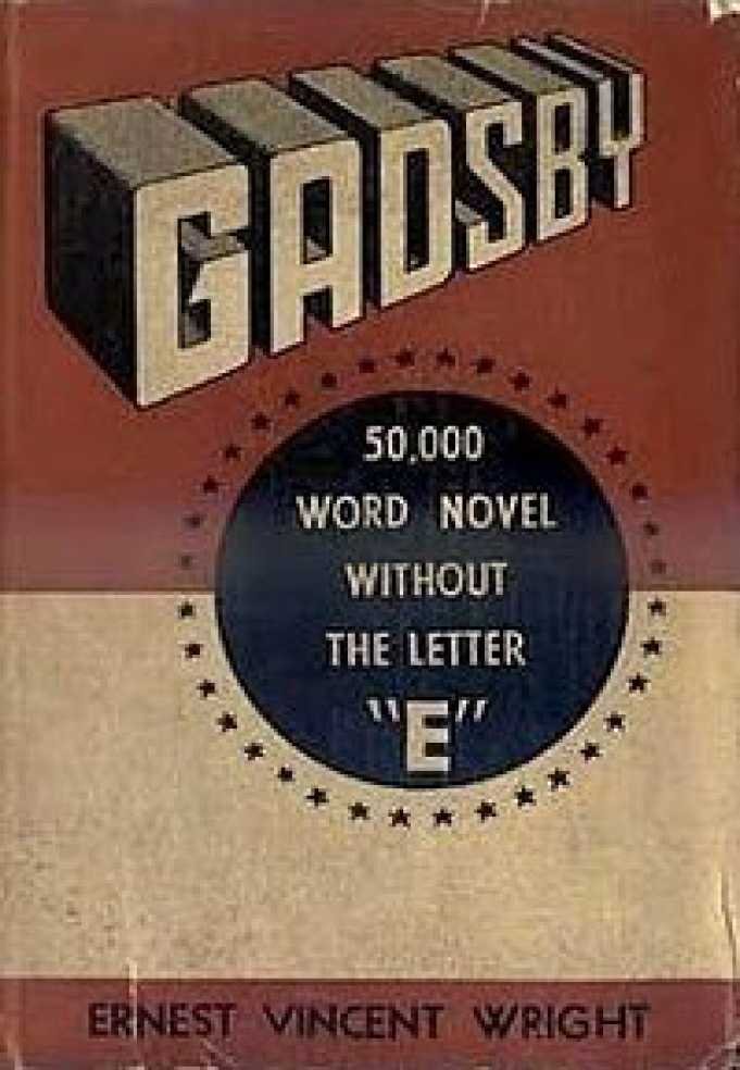 Cover of Ernest Vincent Wright-Gadsby_ A Lipogram Novel -CreateSpace (2011)
