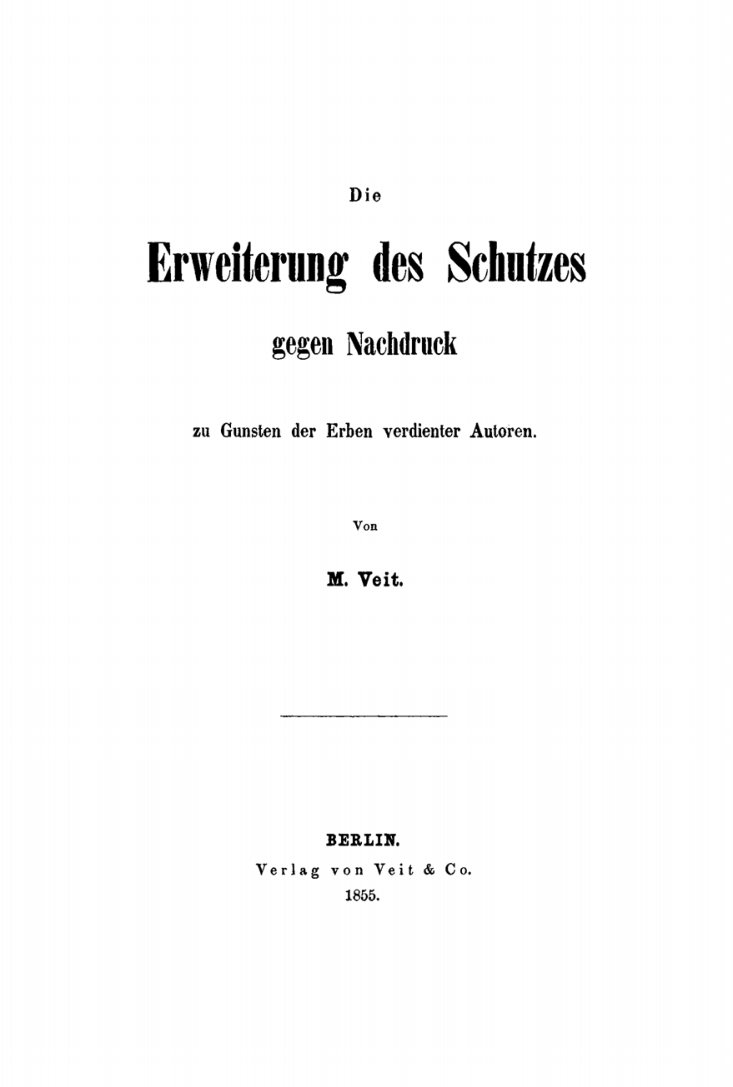 Cover of Erveiterung des Schutzes