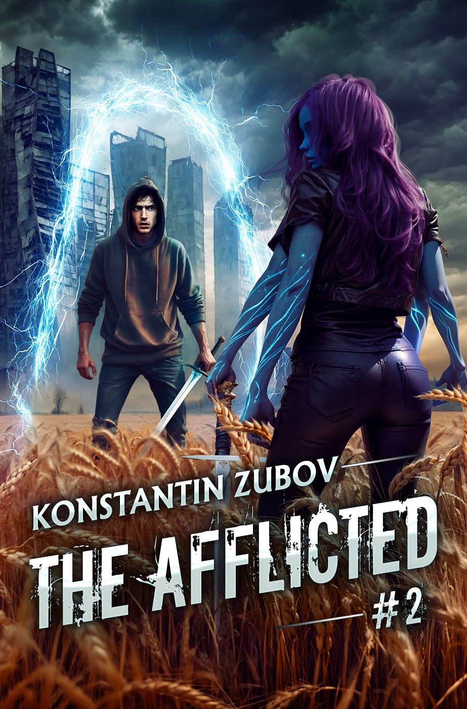 Cover of The Afflicted - A LitRPG Apocalypse Adventure Series (2025)