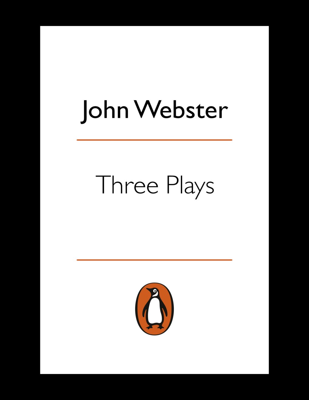Cover of Three Plays